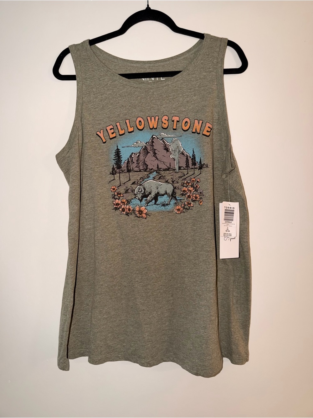 torrid Olive Green Yellowstone Graphic Tank